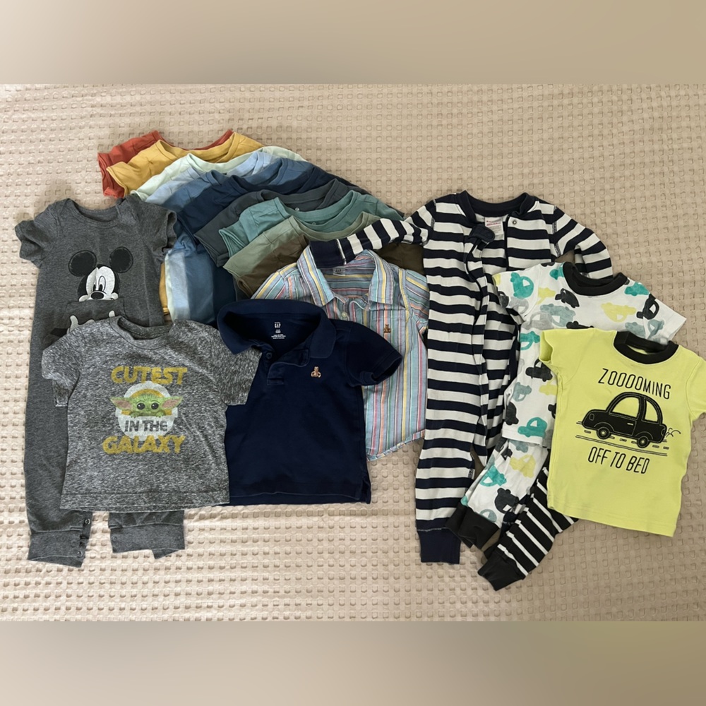 Baby boy 18 months old clothes set - Gap - Honest - Hannah Anderson - Carters